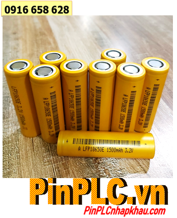 ALFP 18650E; Pin sắt Lithium PhosPhate _Pin sạc ALFP 18650E LifeFO4 18650 3.2v 1500mAh chính hãng